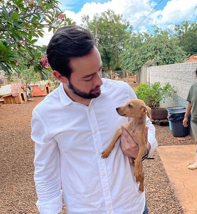 Ulysses Moraes participa de evento e visita abrigo animal em Campo Novo do Parecis